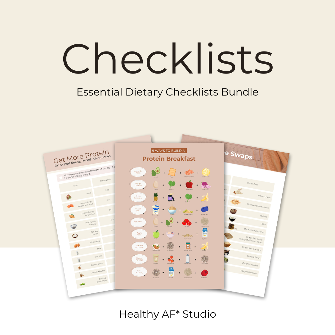 Essential Dietary Checklists Bundle